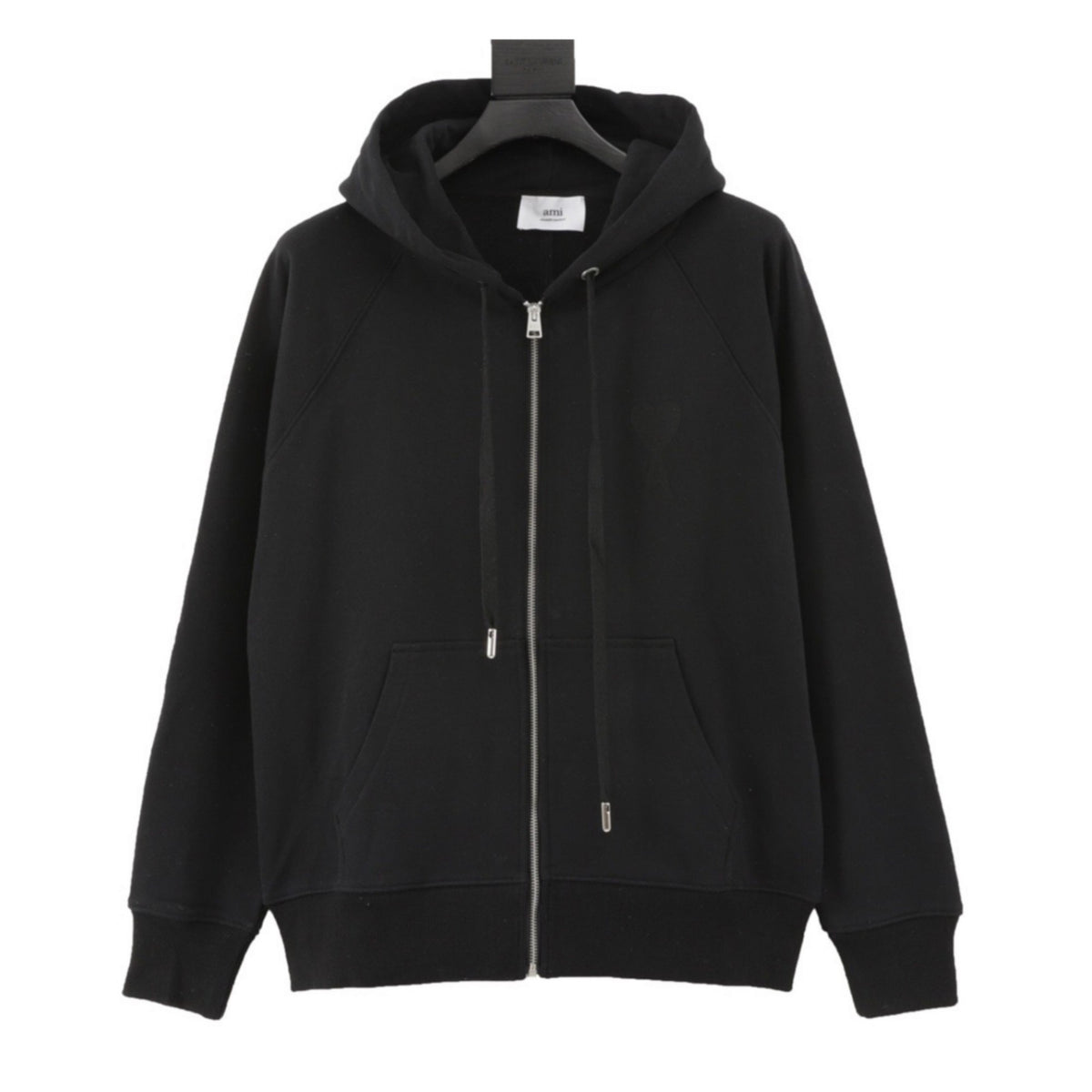 Ami de Coeur Zip-Up Black
