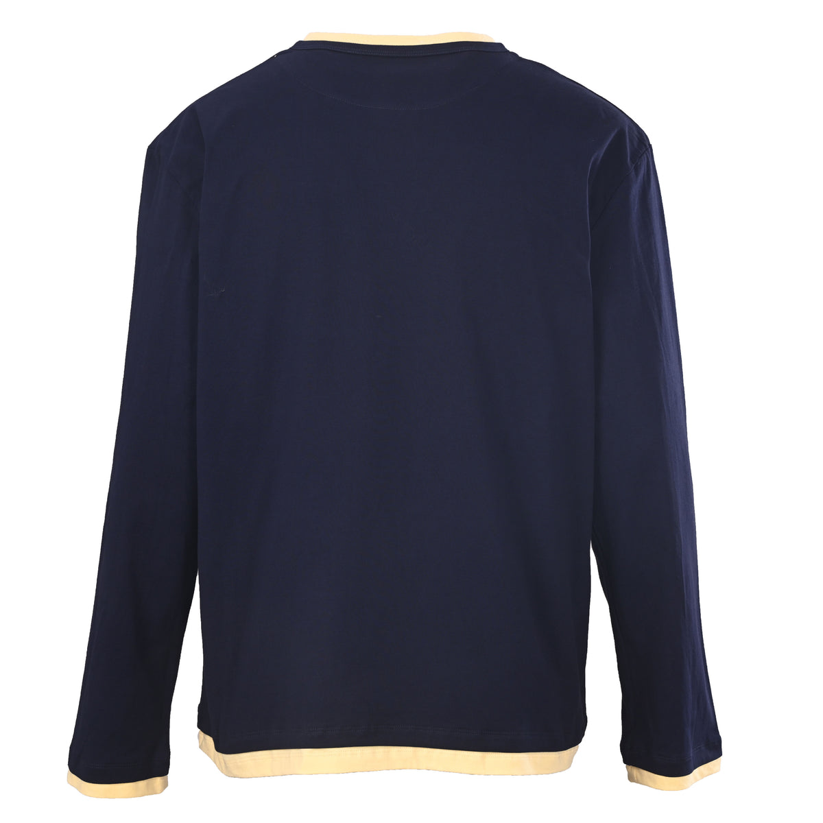Layered Jersey Henley Blue