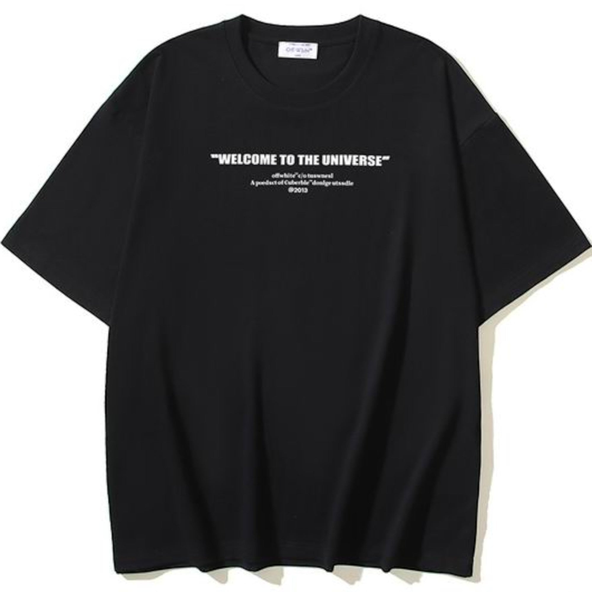 Welcome To The Universe Skate T-Shirt Black