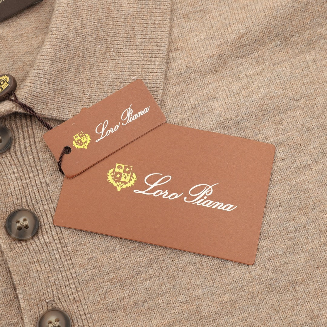 Knit Polo Camel