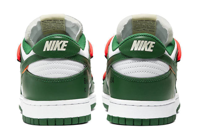 Off-White x Nike Dunk Low Pine Green