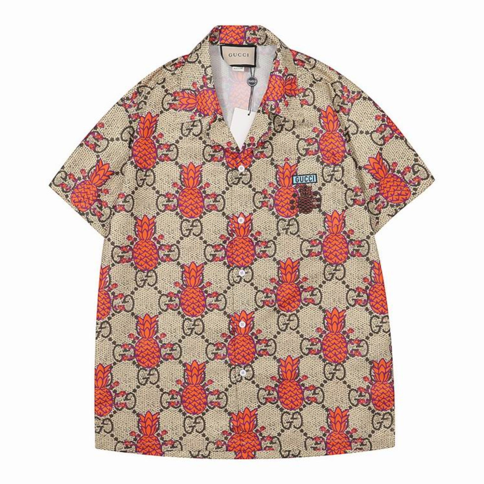 GG Pineapple Silk Print