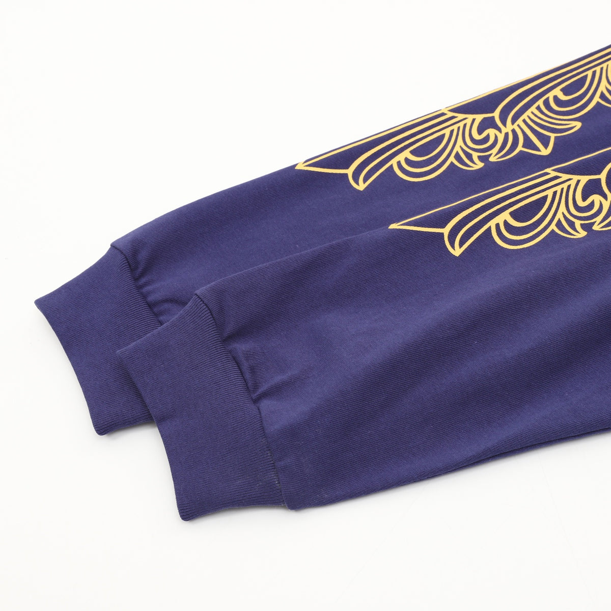 V89 Dagger Long Sleeve T-Shirt Navy & Yellow