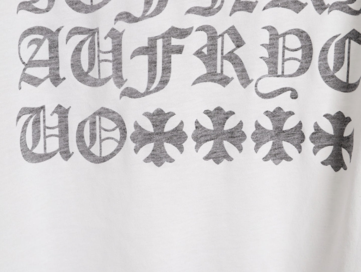 Chest Graphic Long Sleeve T-Shirt White