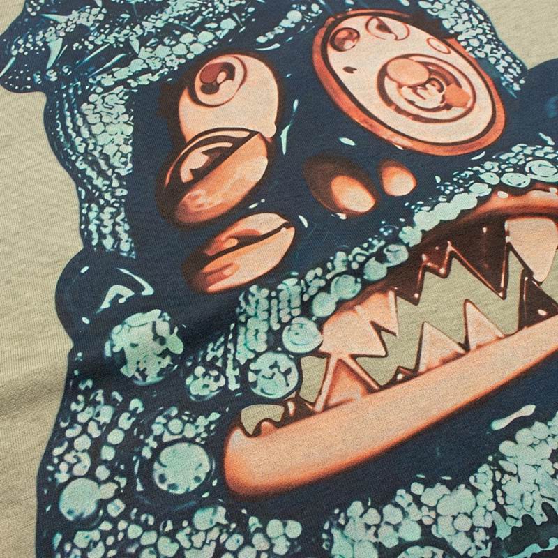 Melted Utopia Dream Zodiac Graphic T-Shirt Olive
