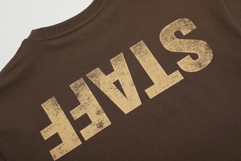 Staff Logo Graphic T-Shirt Brown