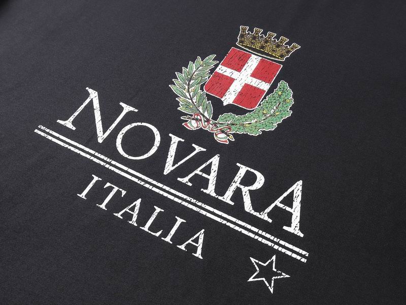 Novara Italia T-Shirt Stained Black