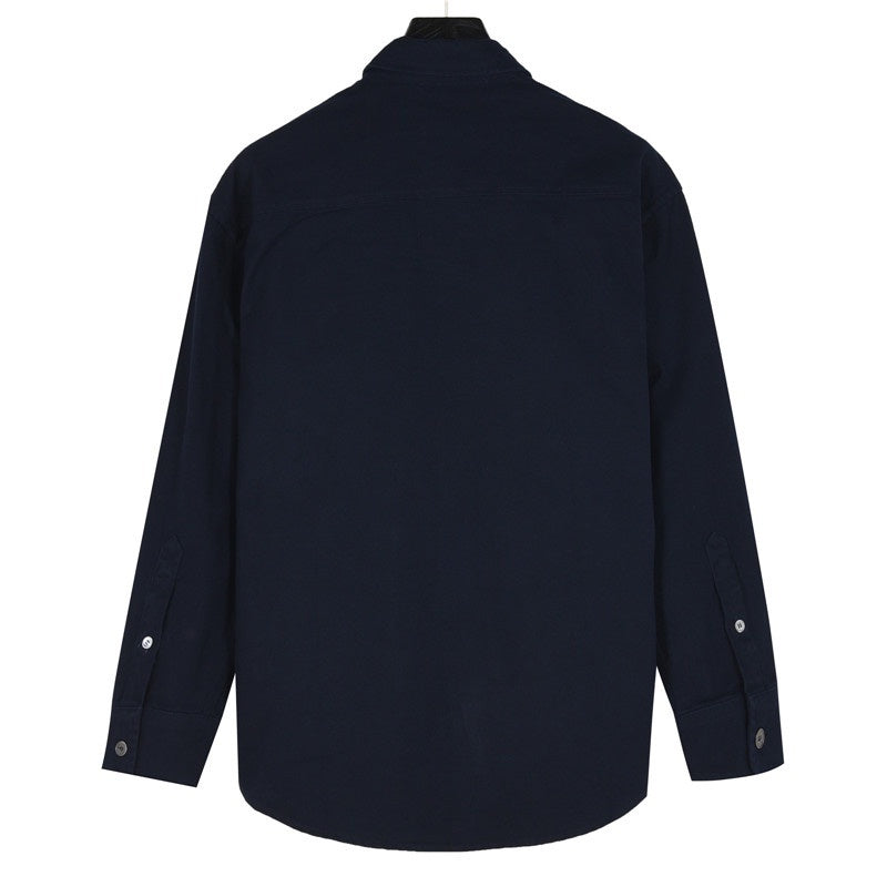 Ami de Coeur Embroidered Navy Blue