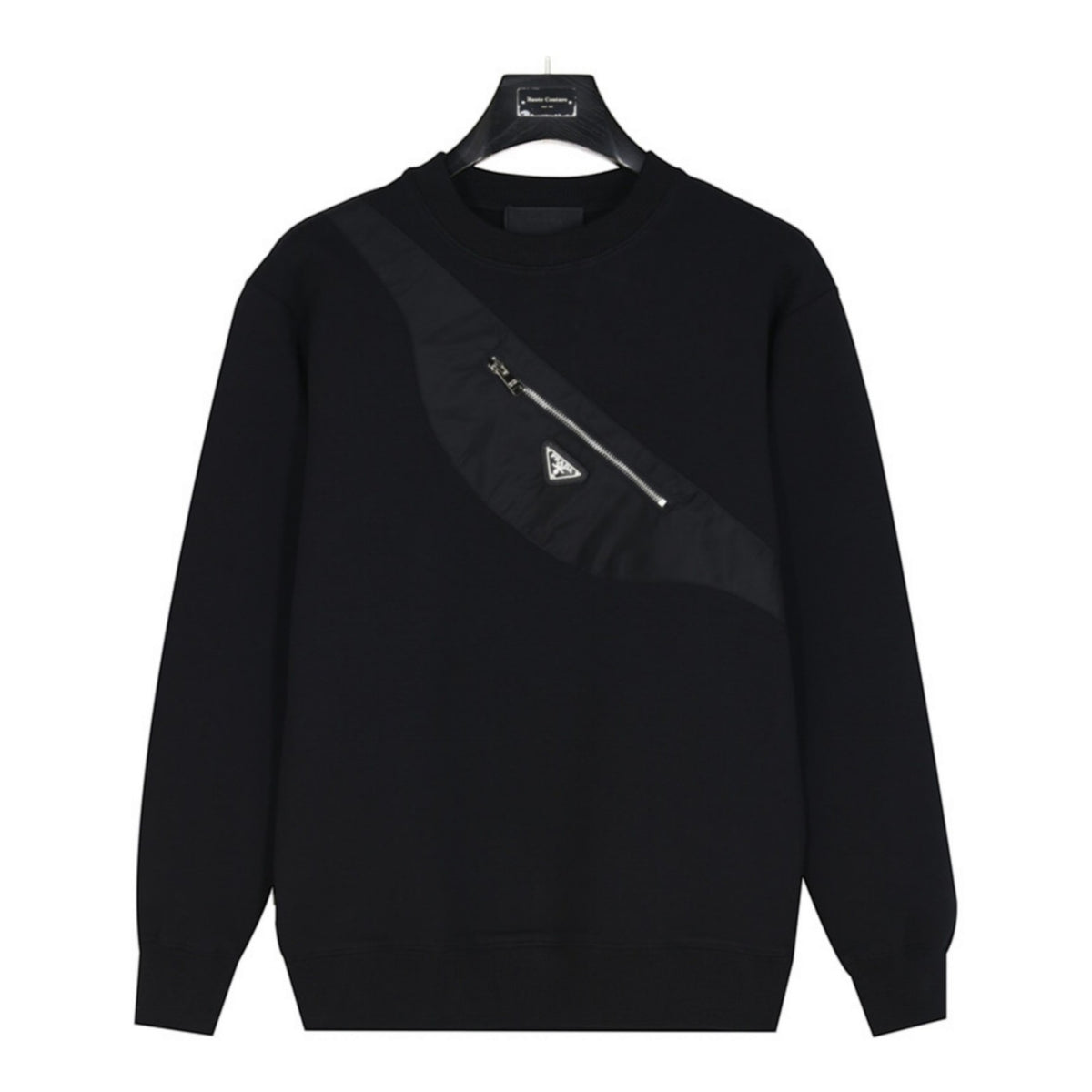 Triangle Logo Technical Panel Black
