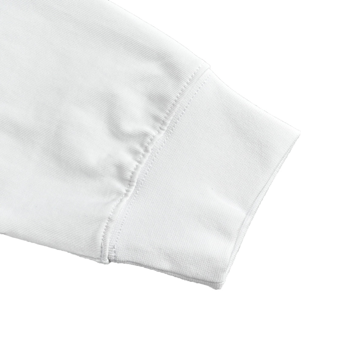 Horseshoe Scroll Logo Long Sleeve T-Shirt White
