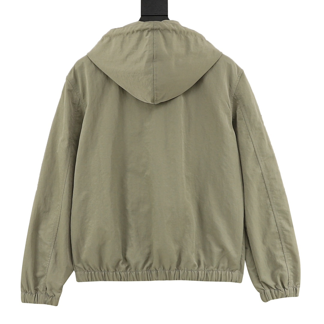 Lightweight Hooded Jacket Sage Green