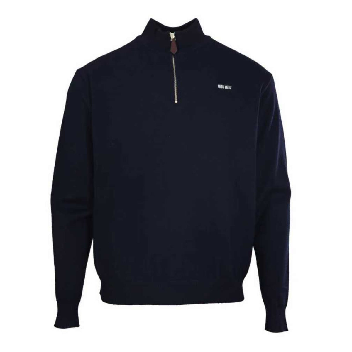 Cashmere Half-Zip Navy Blue