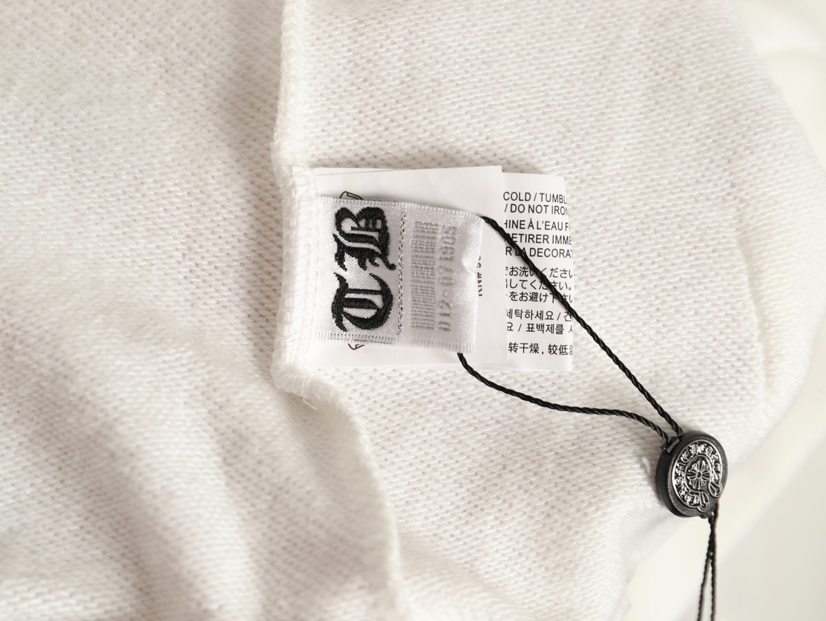 Multicolor Cross Hoodie White