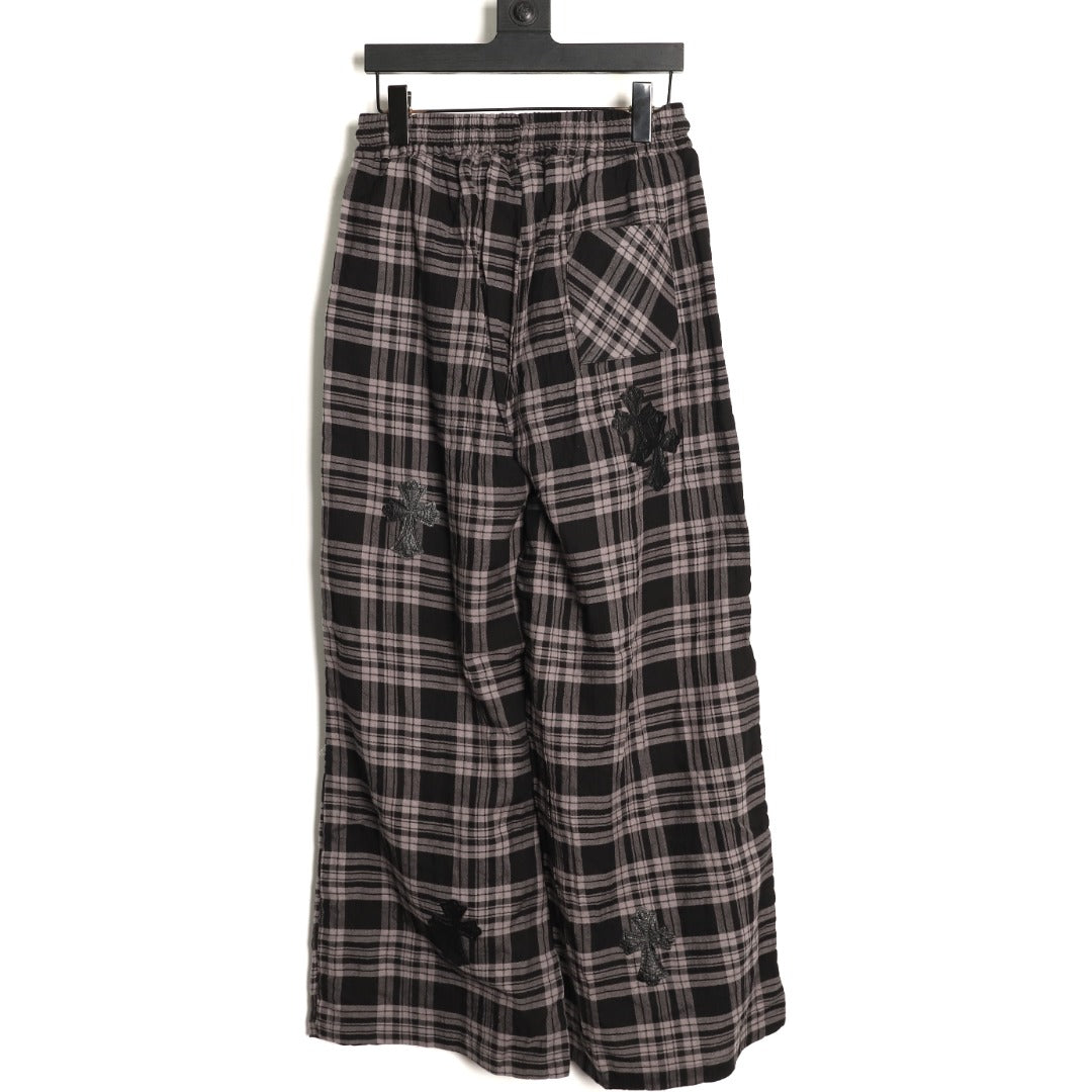 x Sean Wotherspoon Plaid Flannel Beach Pants Black & Grey