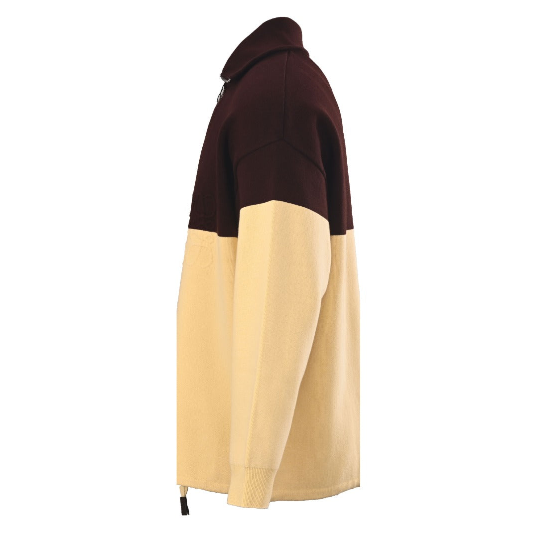 Anagram Color-Block Half-Zip