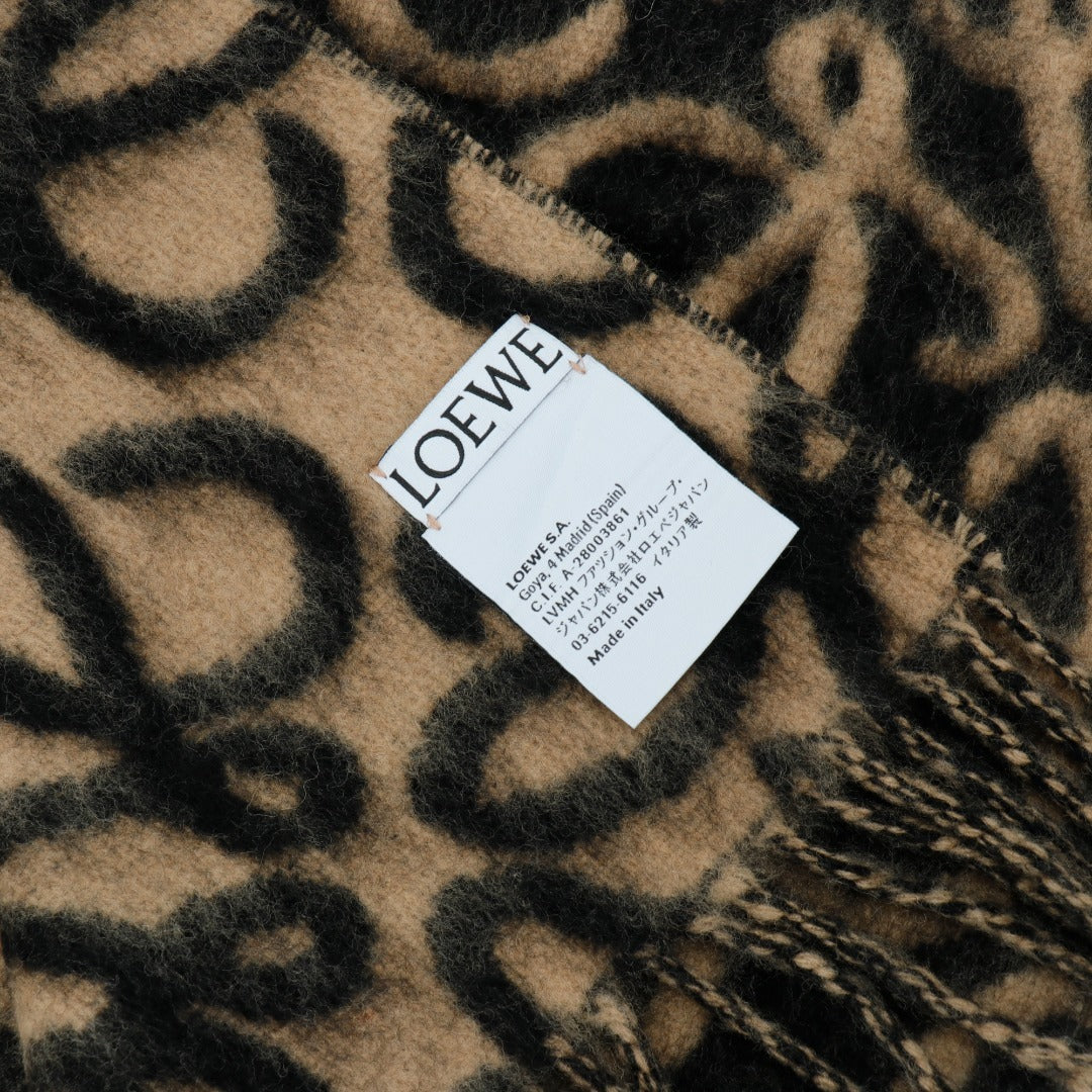 Anagram Fringe Black Beige