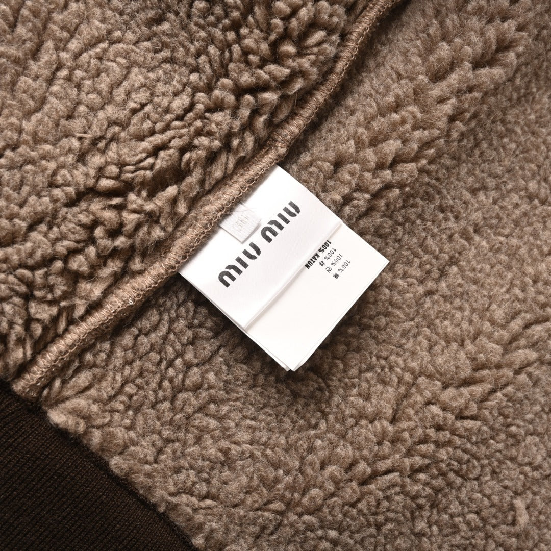 Fleece Bomber Beige