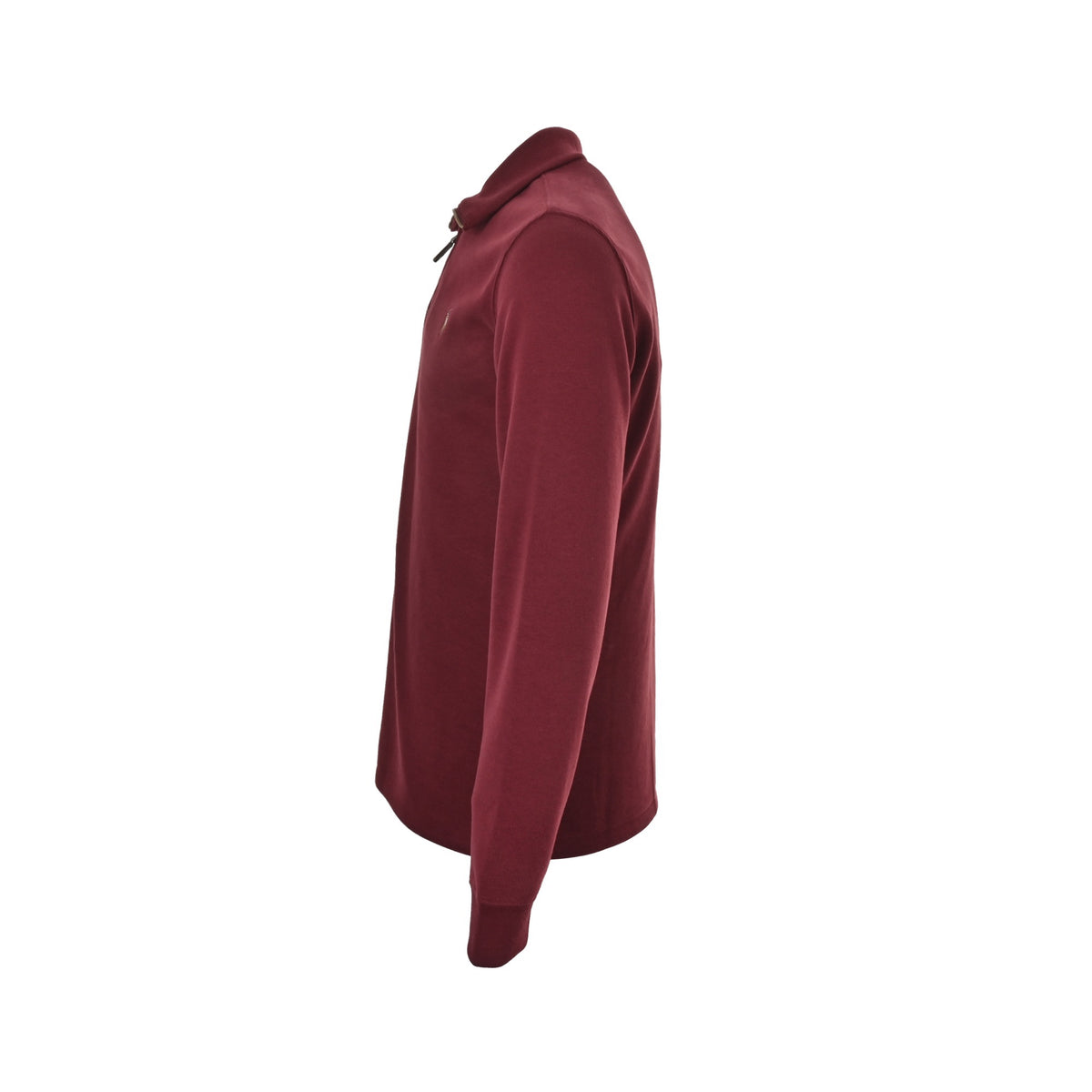 Estate-Rib Quarter-Zip Pullover Burgundy