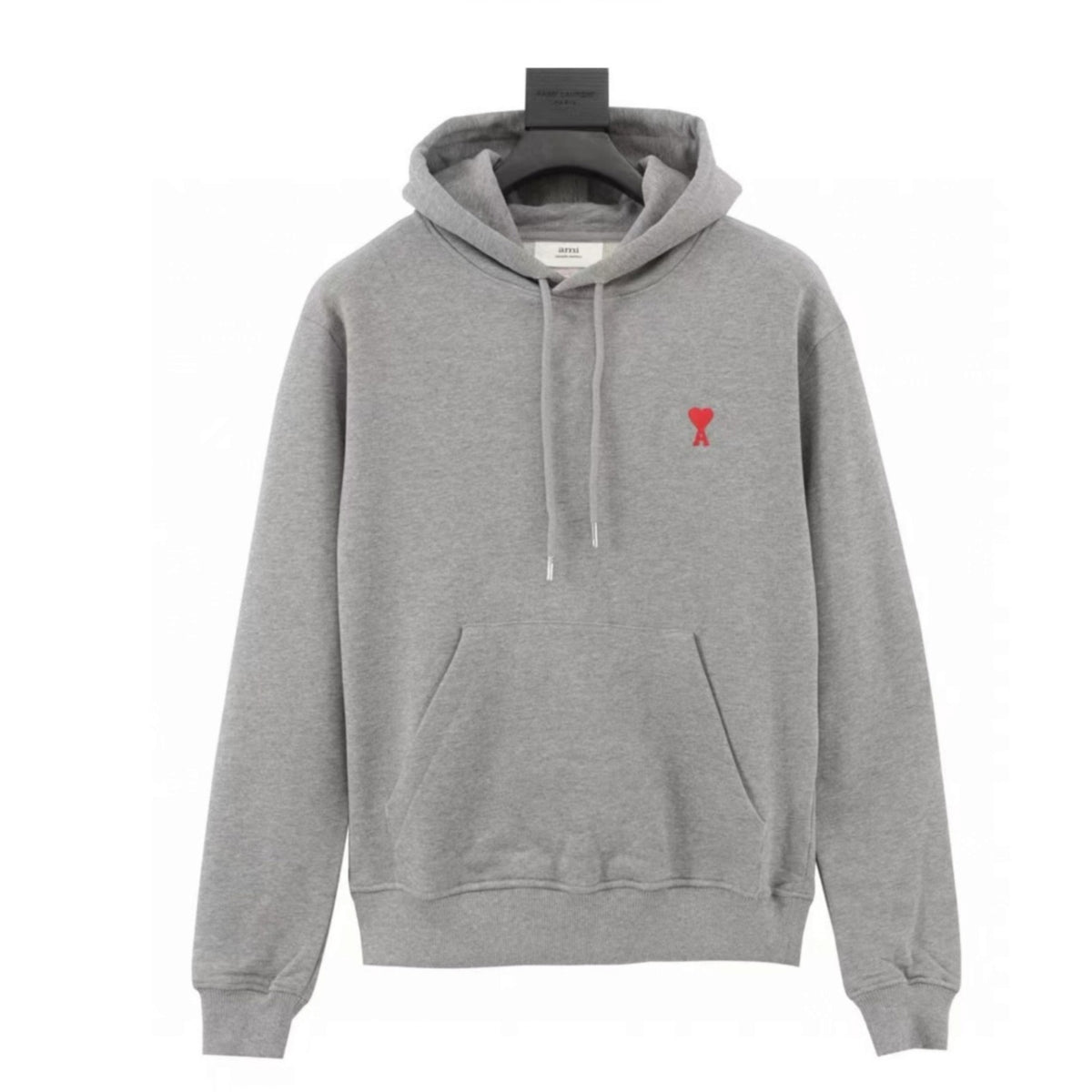 Ami de Coeur Red Heart Logo Heather Grey