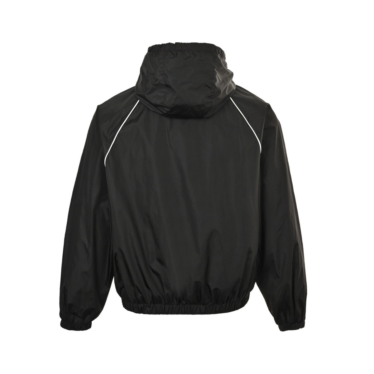 Technical Silk Zipper Black