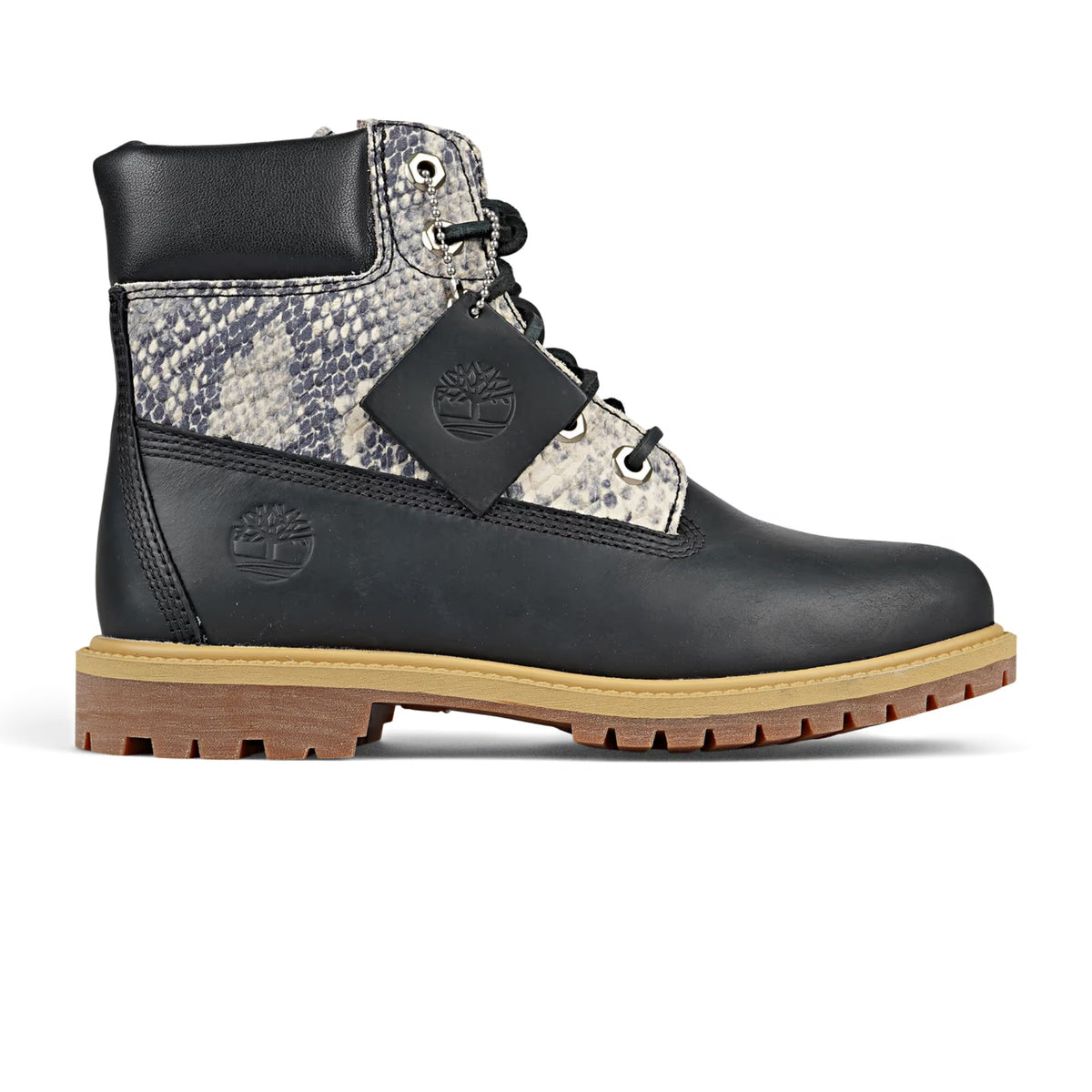 Premium 6-Inch Snake Print Black
