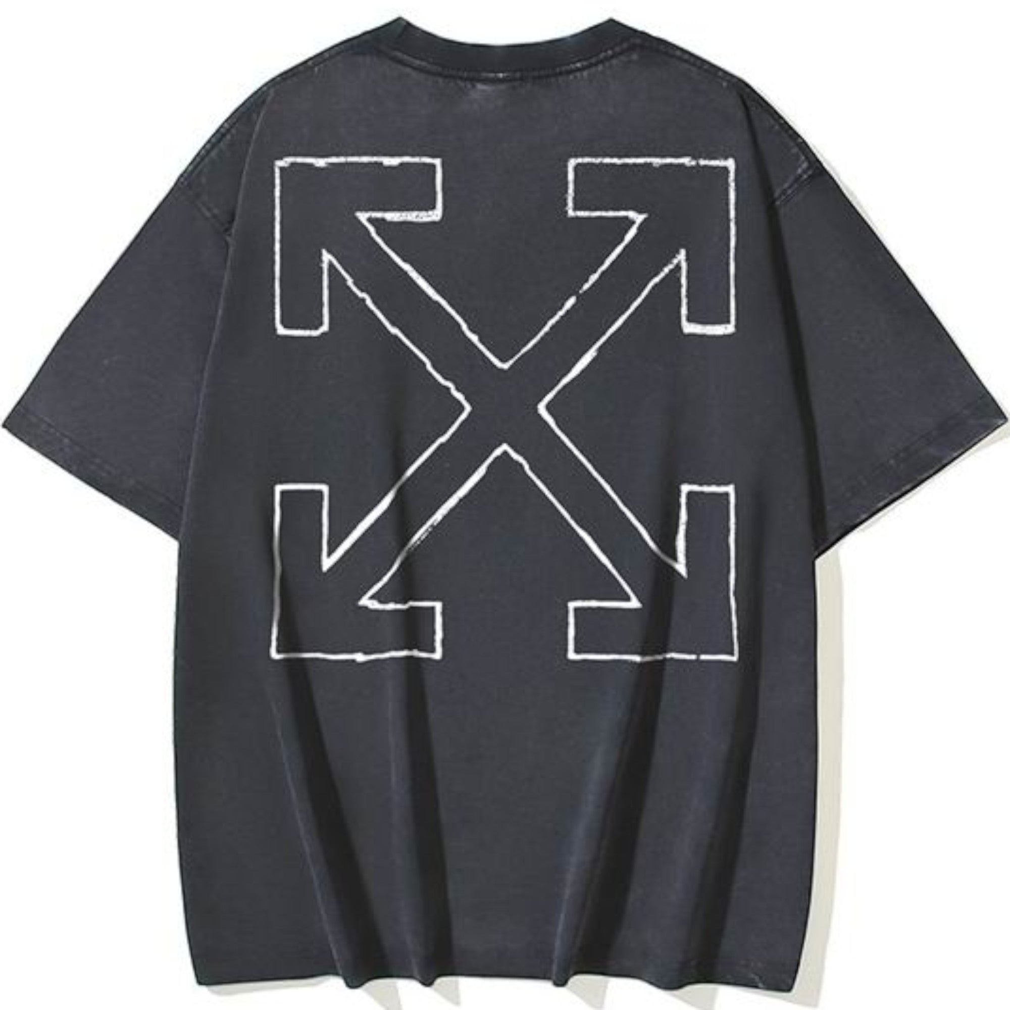 News Outl Arrow Skate T-Shirt Washed Black