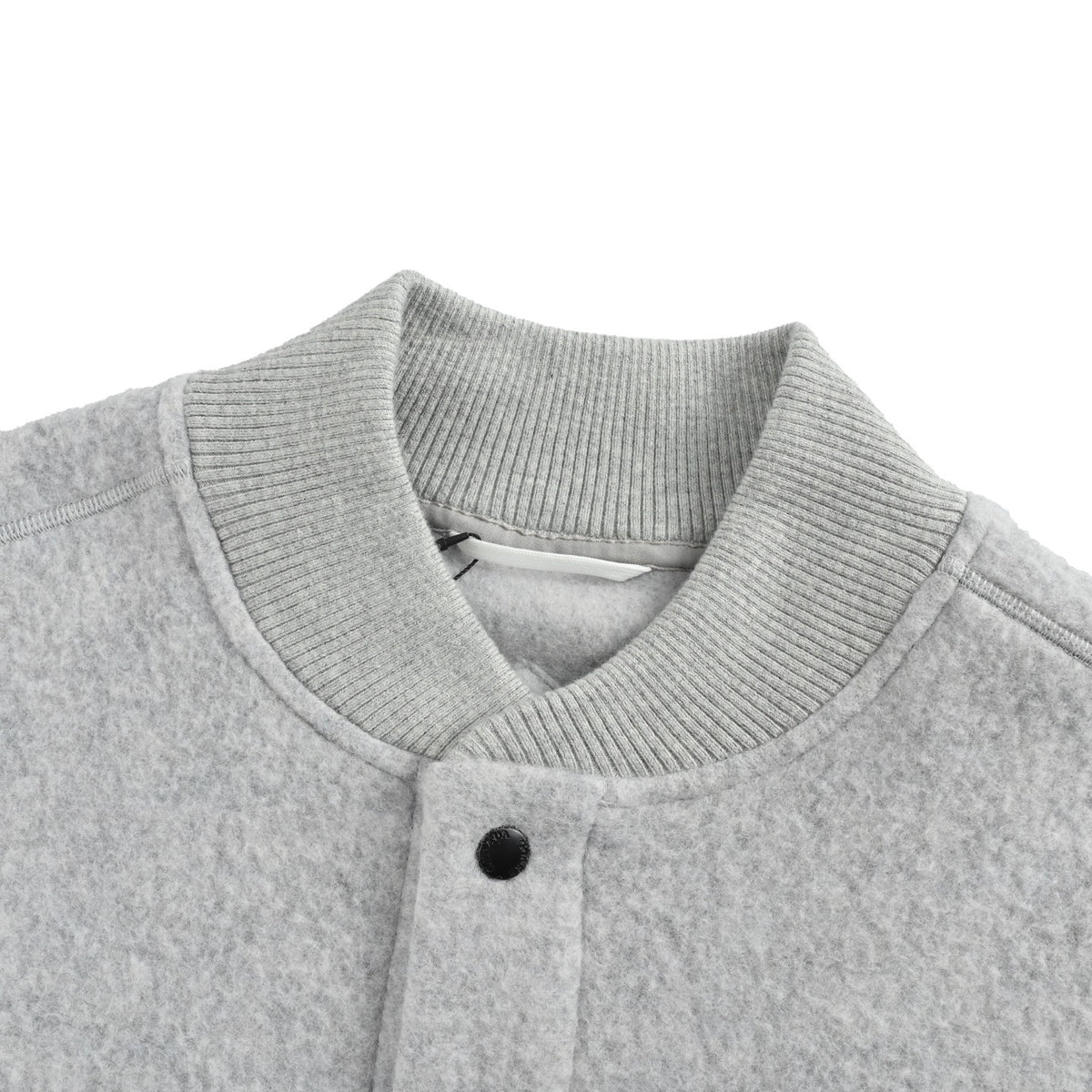 Textured Fleece Varsity Light Grey
