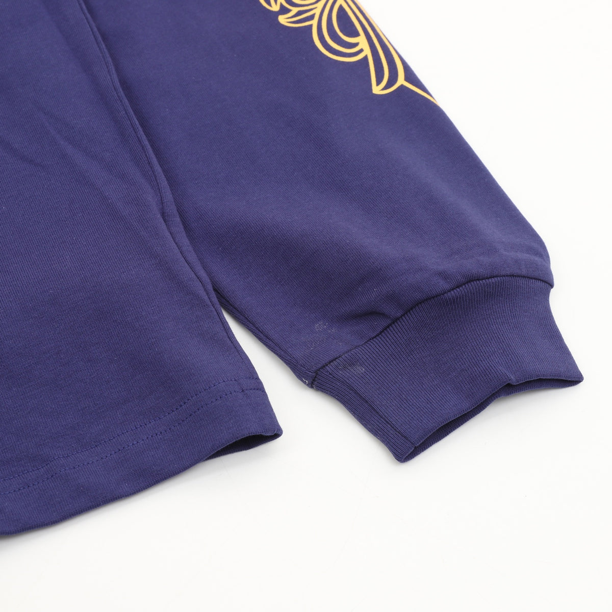 V89 Dagger Long Sleeve T-Shirt Navy & Yellow