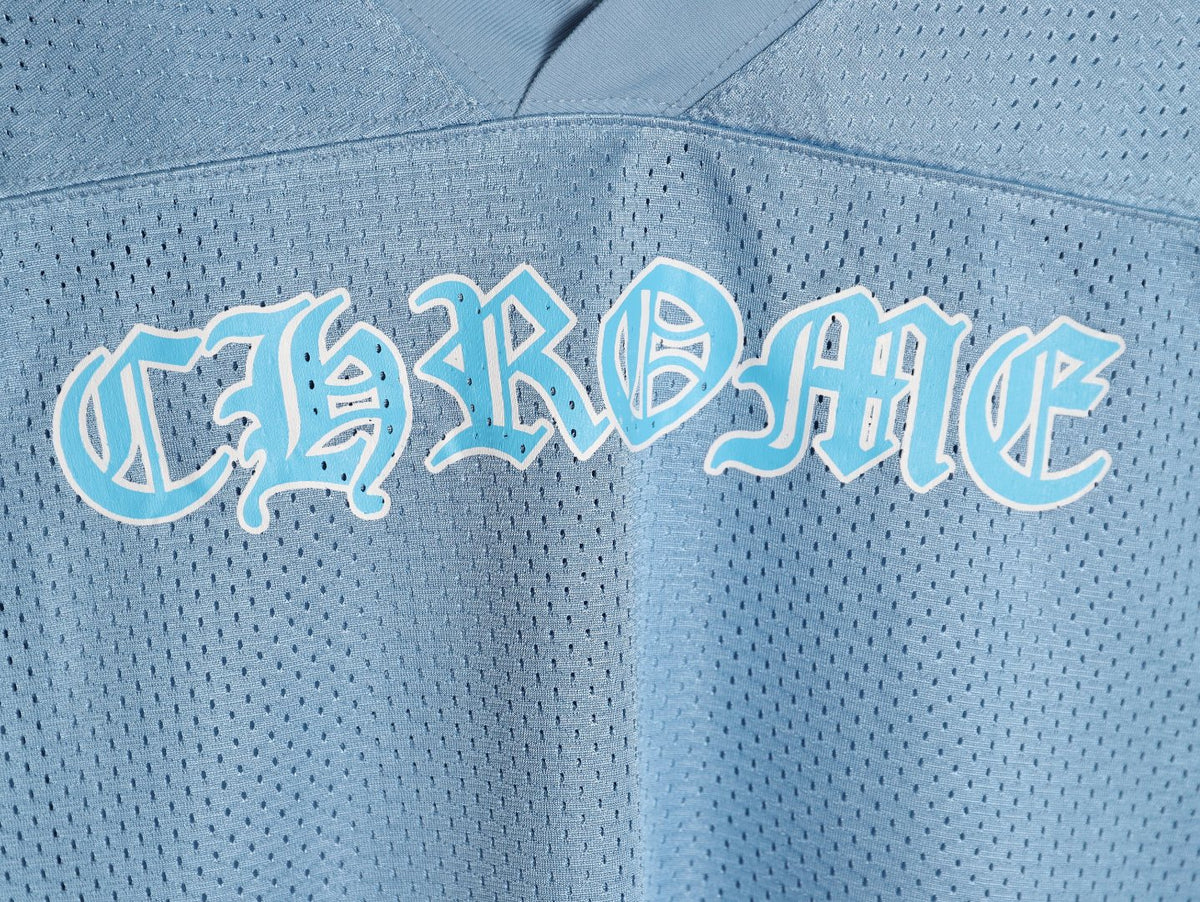 Sports Mesh Warm Up Jersey Blue