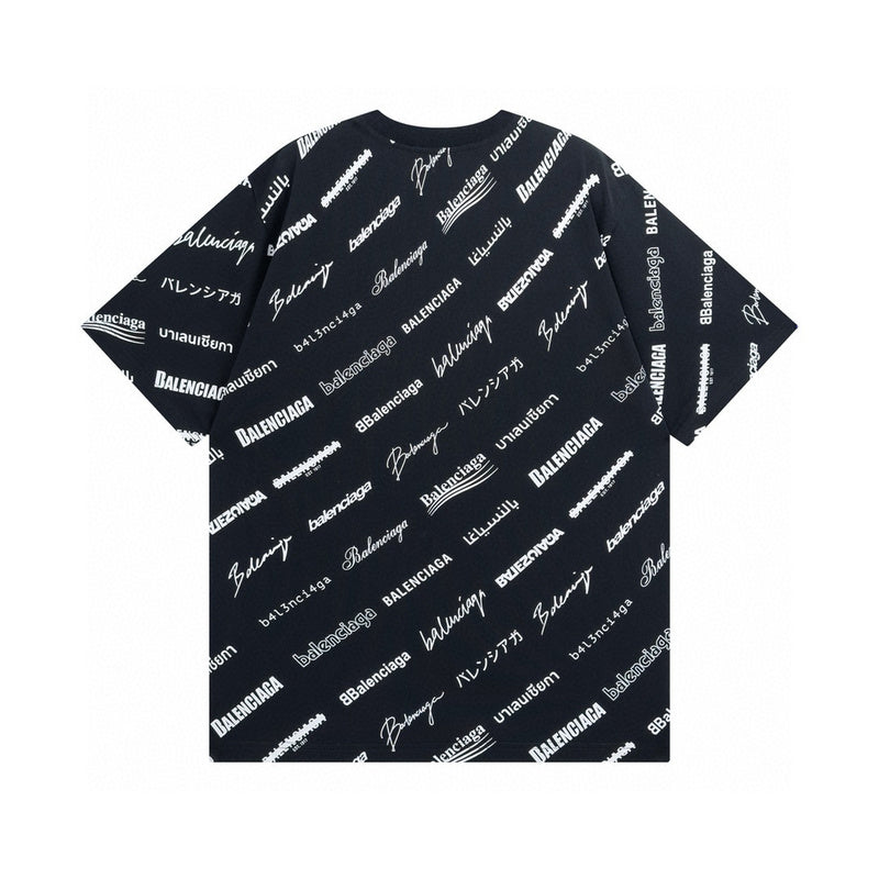 All-Over Logo T-Shirt Black
