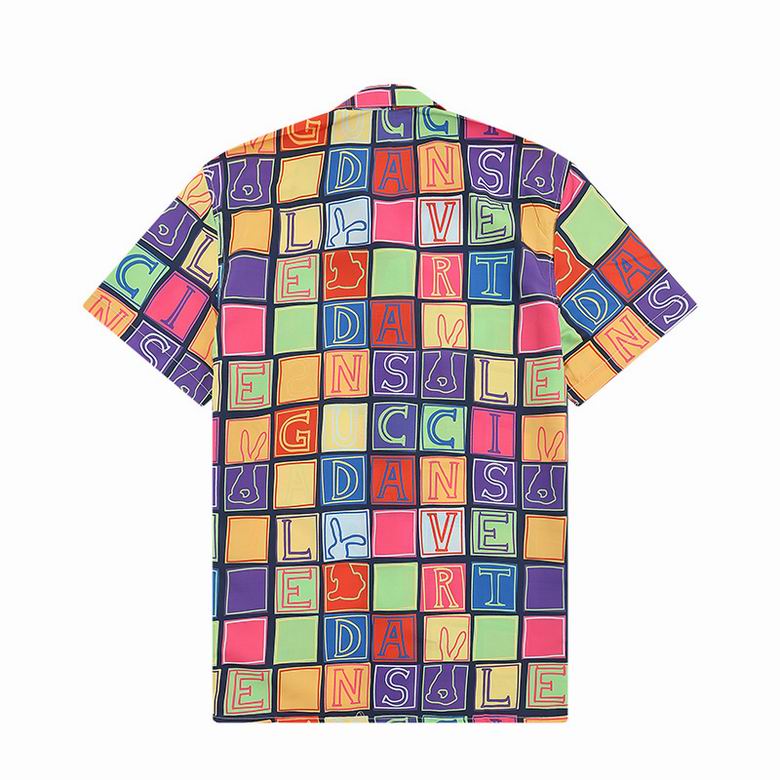 Letter Block Silk Print Multicolor