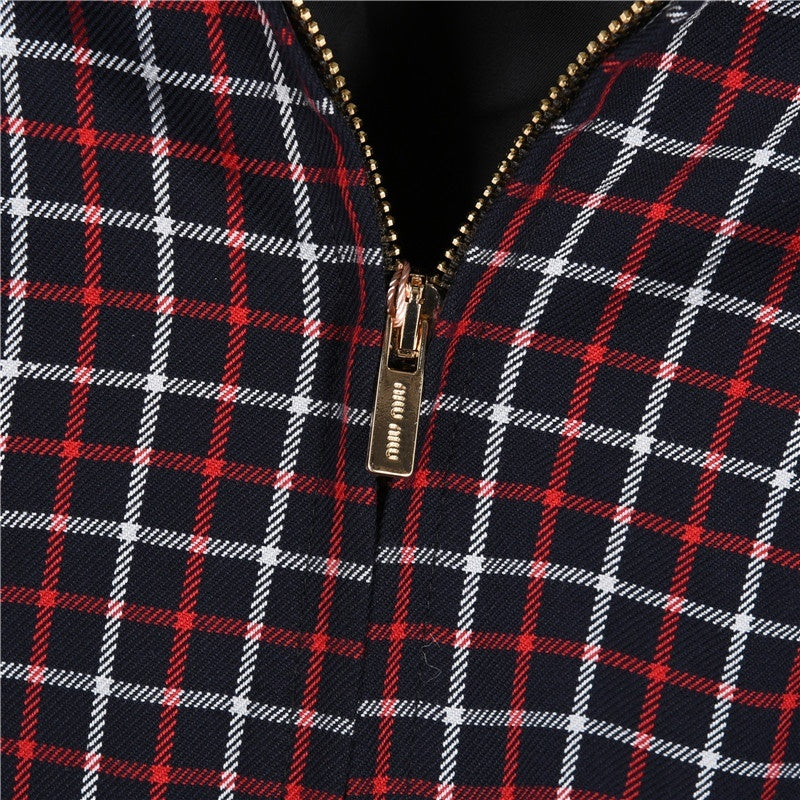 Checked Virgin Wool Plaid