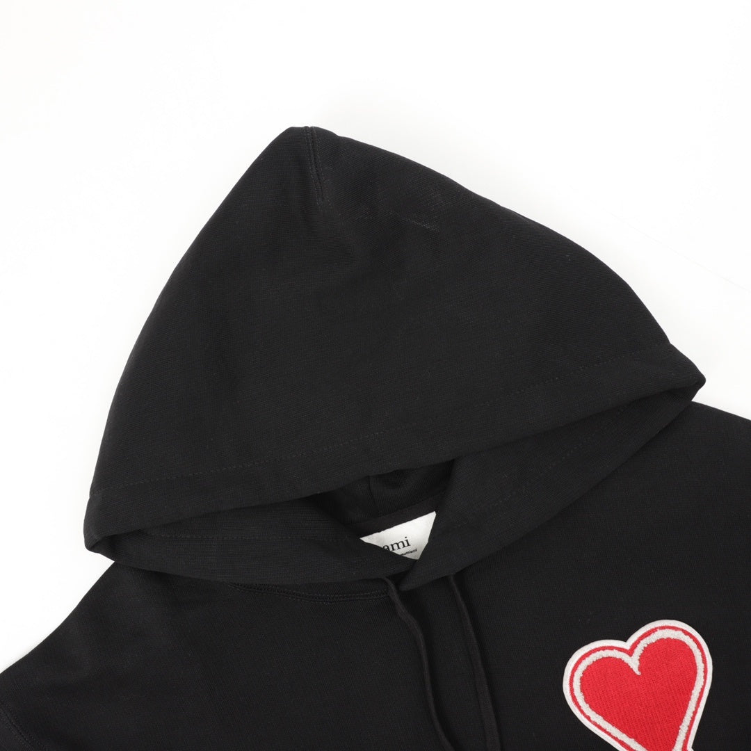 Ami de Coeur Red Heart Logo Black