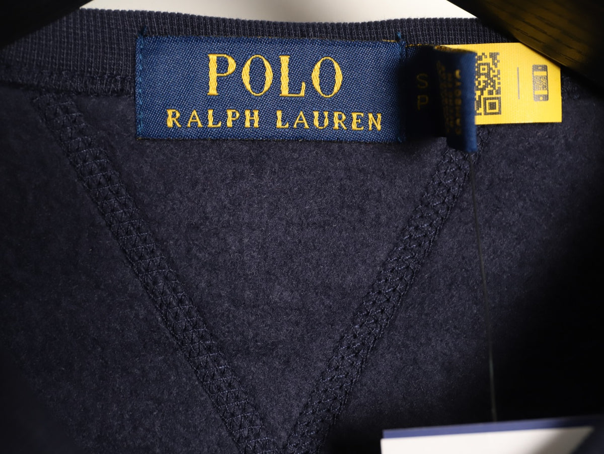 Graphic Crewneck Sweatshirt Navy Blue