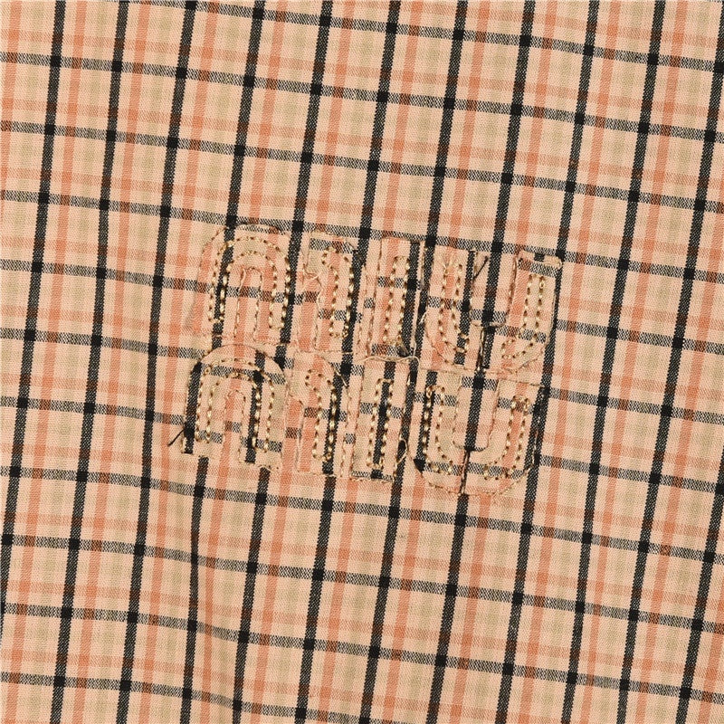 Checked Canvas Corda Brown