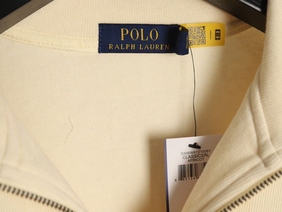 Quarter-Zip Pullover Cream