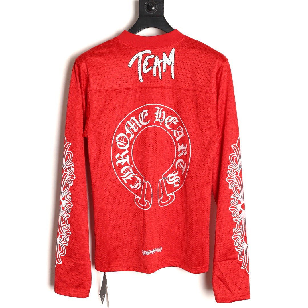 x Matty Boy Form Mesh Long Sleeve Jersey Red