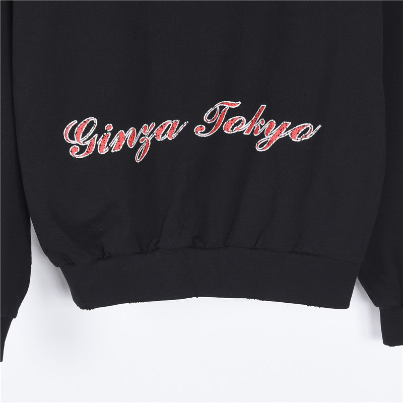 Tokyo Tower Hoodie Black