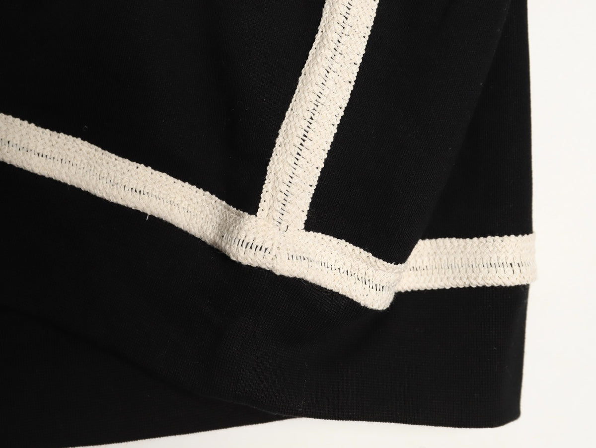 Anagram Contrast-Piping Black