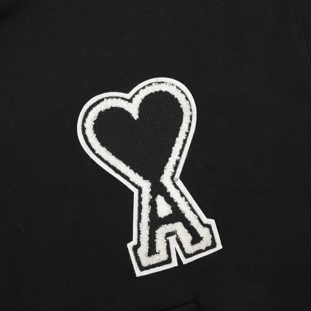Ami de Coeur Embroidered Logo Black