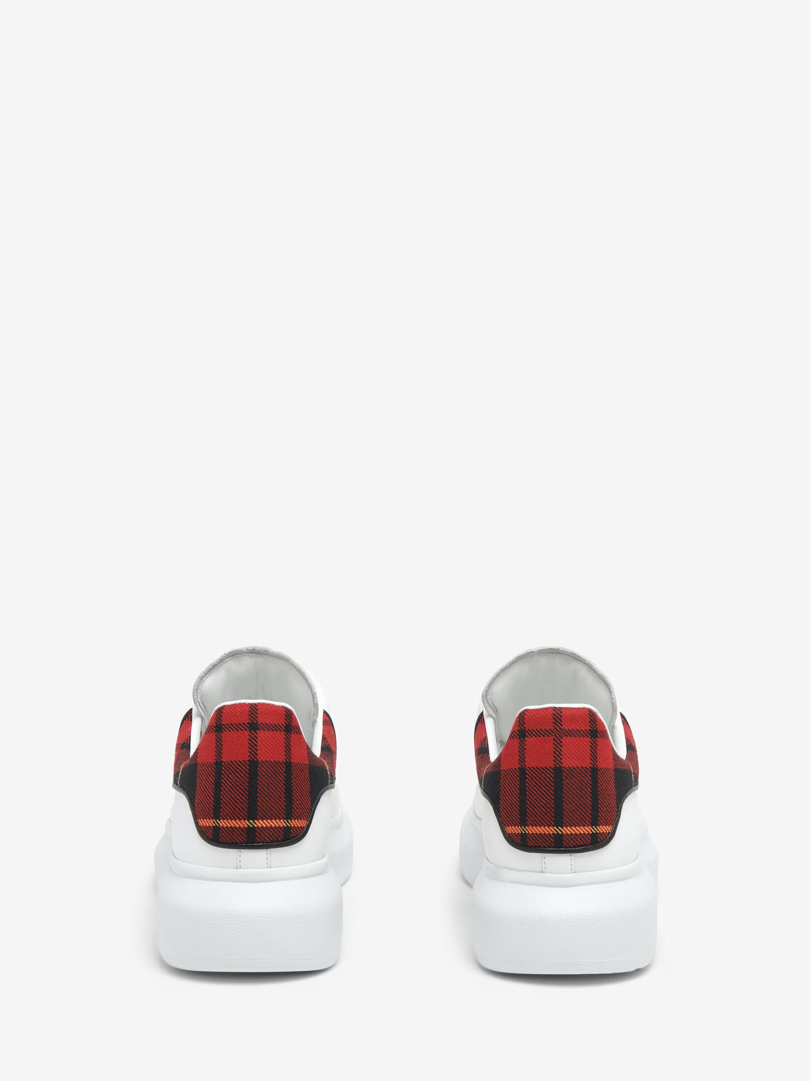 Alexander McQueen Oversized Sneaker in White & Red