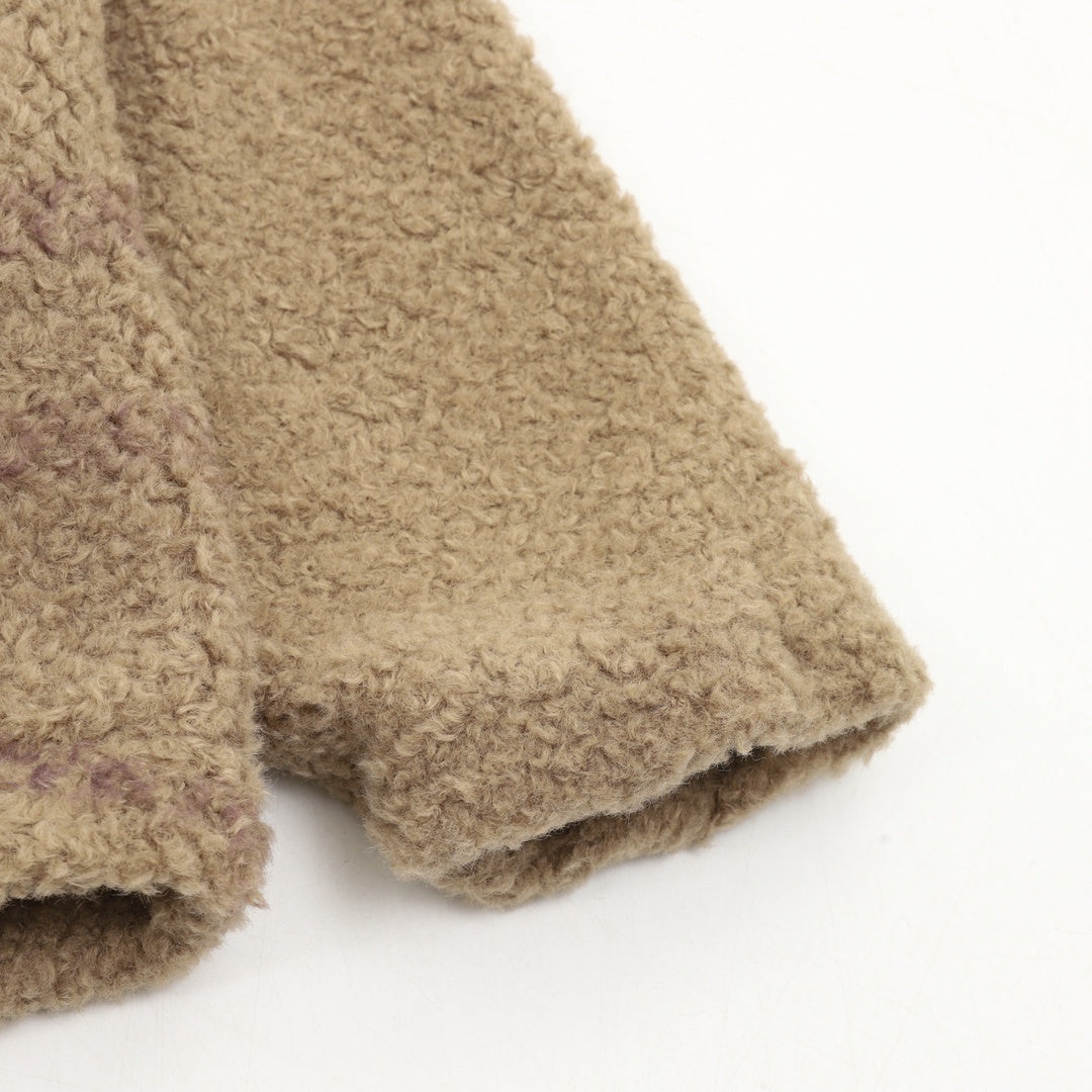 Anagram Teddy Hooded Beige Tan