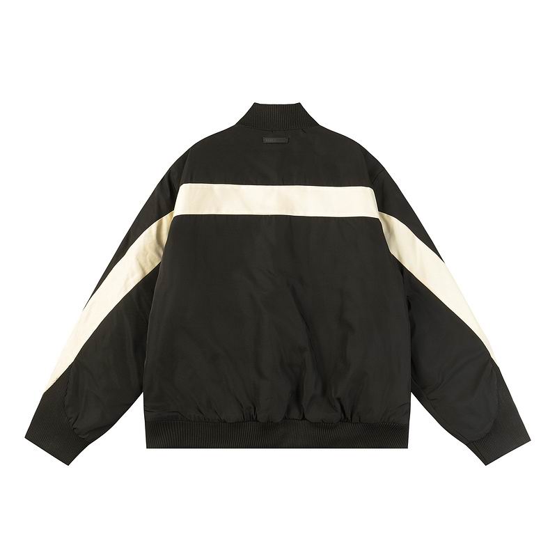 Oversized Padded Bomber Black