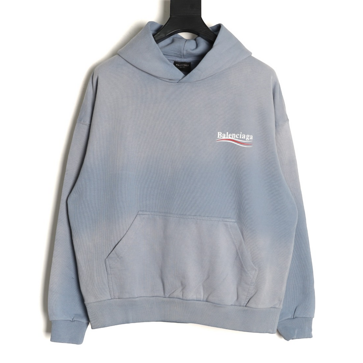 Political Campaign Medium Fit Hoodie Faded Blue