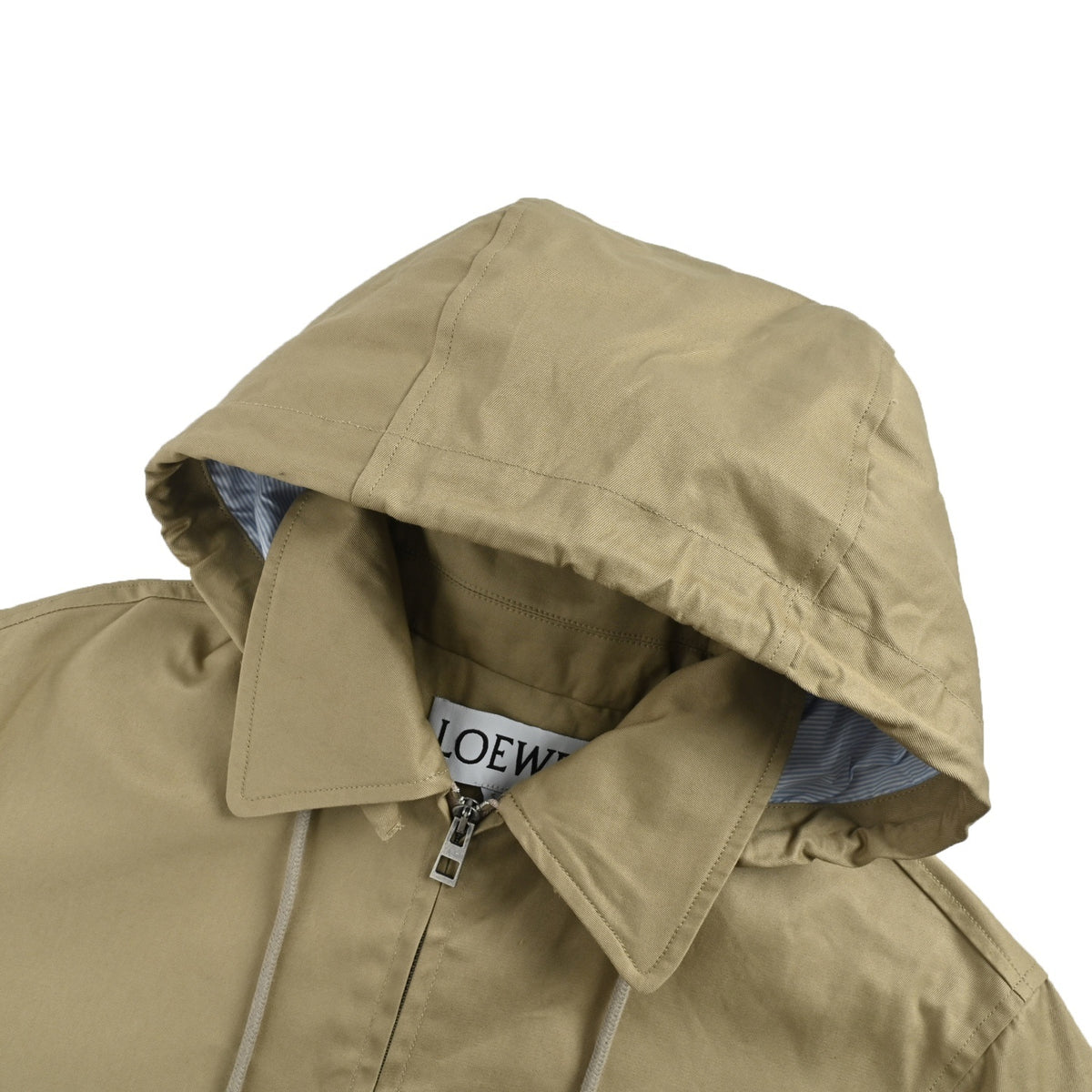 Anagram Gabardine Zip-Up Beige