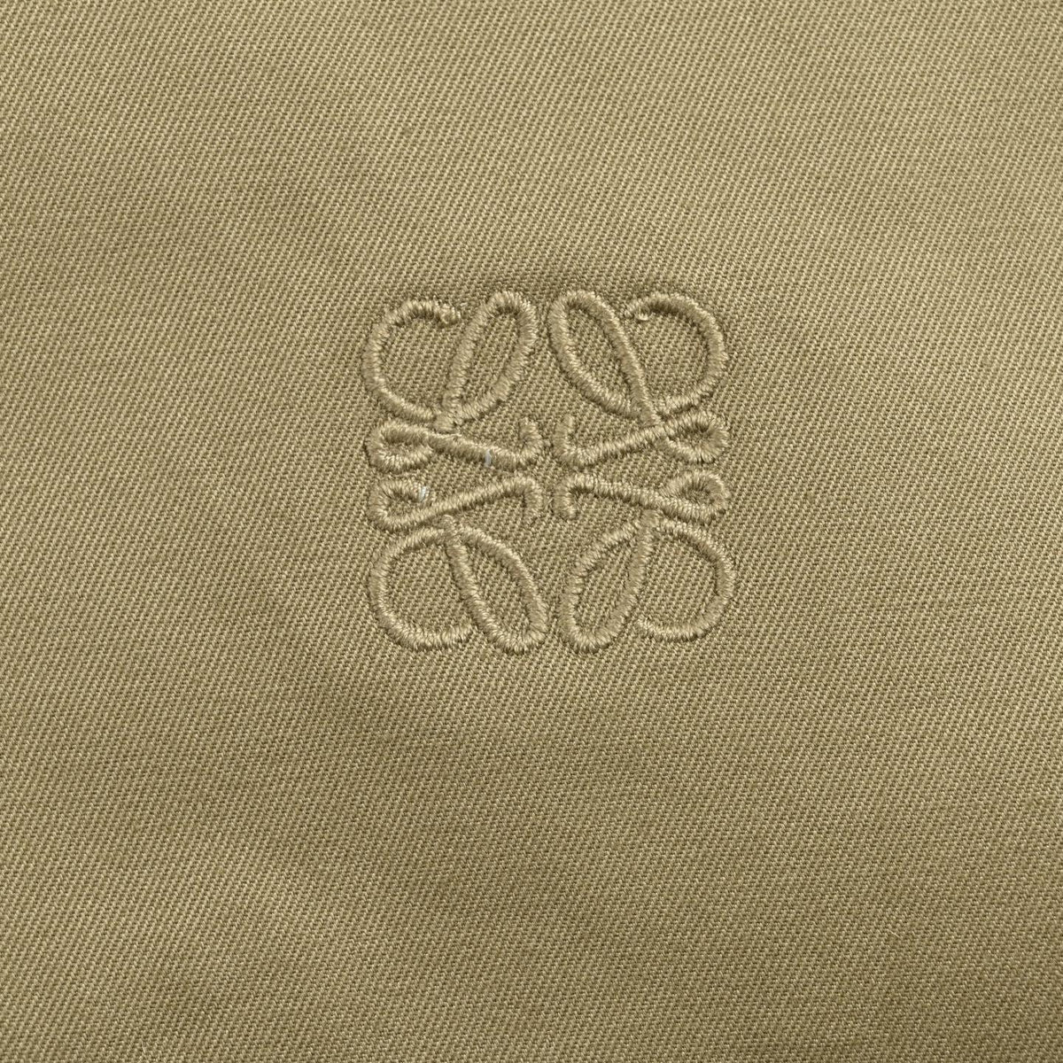 Anagram Gabardine Zip-Up Beige
