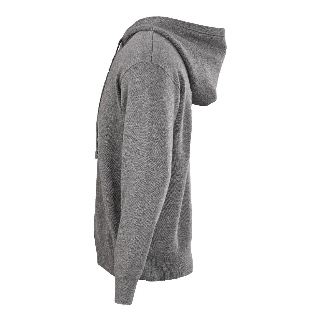 Anagram Zip-Up Hoodie Dark Grey