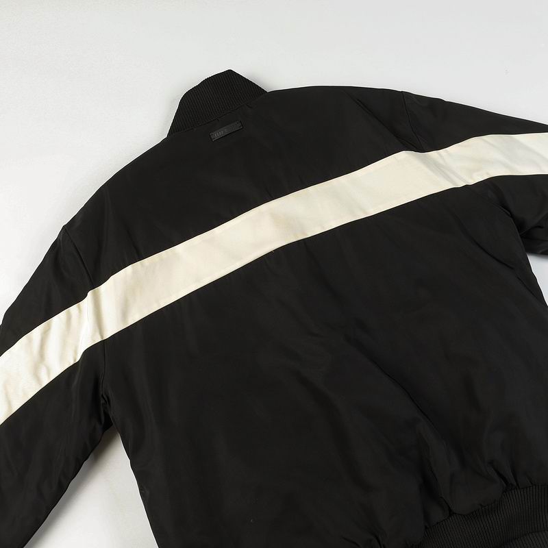 Oversized Padded Bomber Black