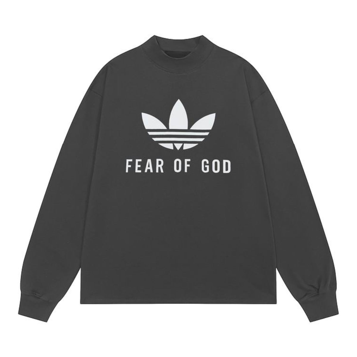 x Fear of God Athletics Mock-Neck Sweatshirt Black