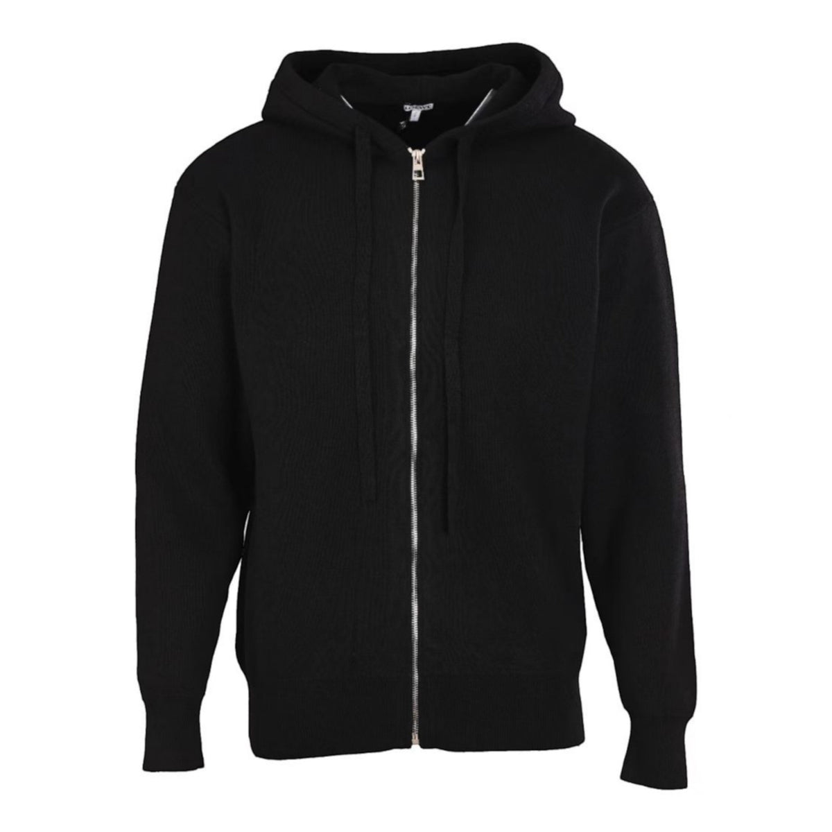 Anagram Zip-Up Hoodie Black